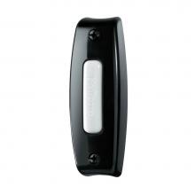 Broan Nutone PB7LBL - Lighted Rectangular Pushbutton, 1w x 2-7/8h x 3/4d in Black