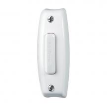 Broan Nutone PB7LWH - Lighted Rectangular Pushbutton, 1w x 2-7/8h x 3/4d in White