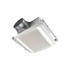 Broan Nutone ZB110L1 - ULTRA GREEN ZB Series 110 CFM Multi-Speed Ceiling Bathroom Exhaust Fan with LED Light, ENERGY STAR