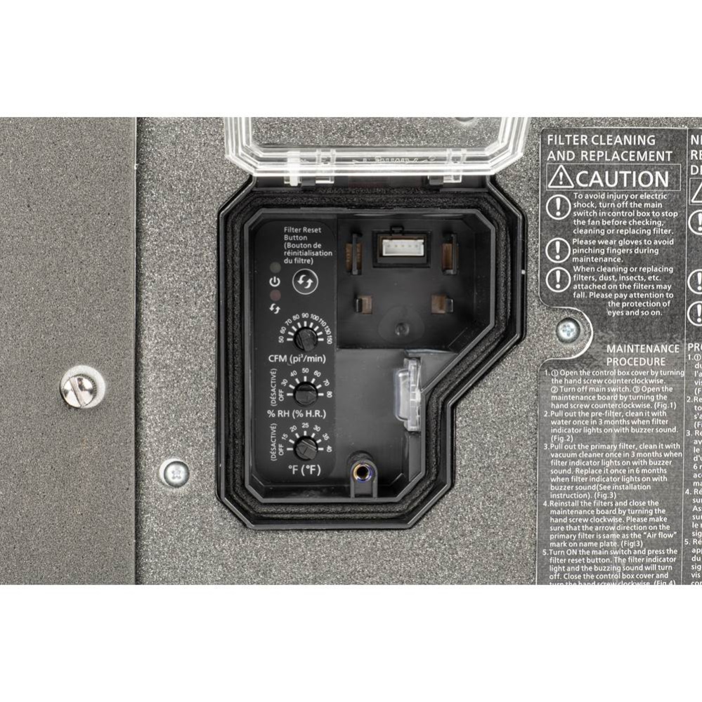 WhisperFreshSelect Customizable Fresh Air Supply Fan, adjustable for 50/60/70/80/90/100/110/130/15