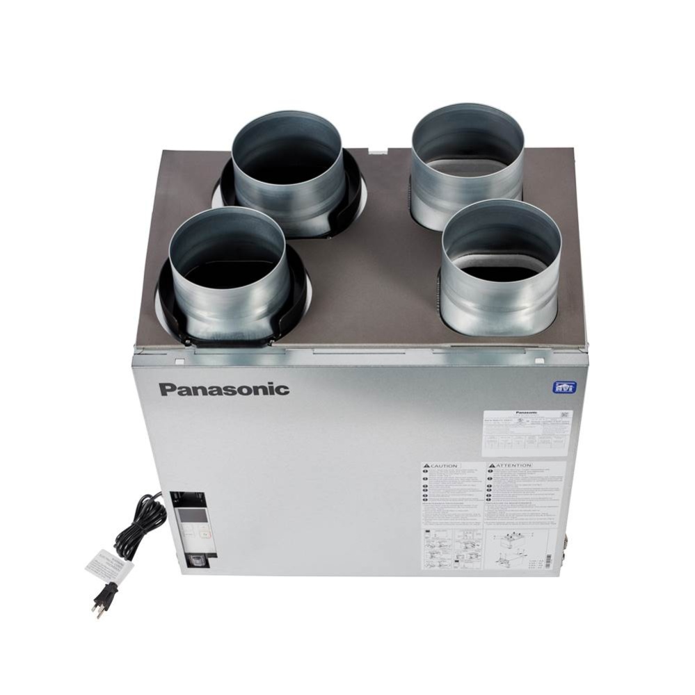 Panasonic BalancedHome 120 Elite Energy Recovery Ventilator (ERV), 30-150 CFM, Side Port, Temperat