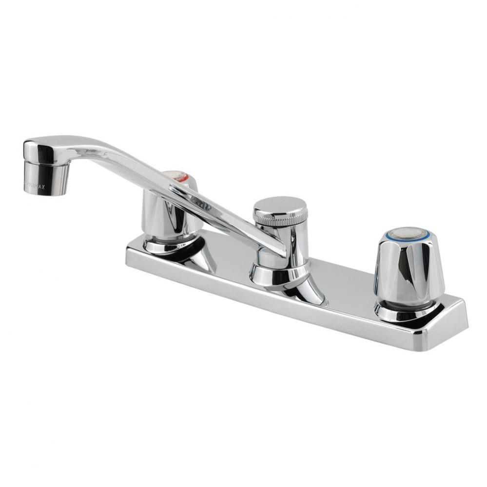 G135-1000 - Chrome - Two Handle Kitchen Faucet