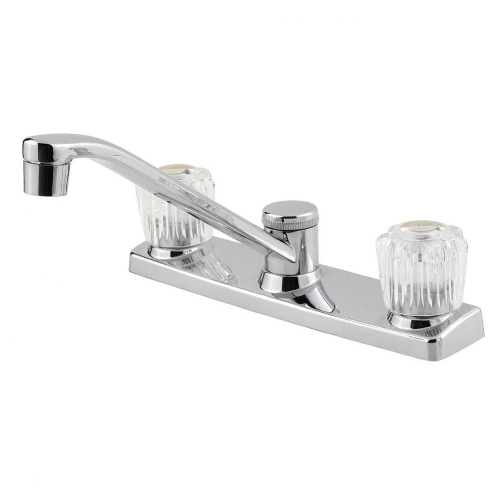 G135-1100 - Chrome - Two Handle Kitchen Faucet