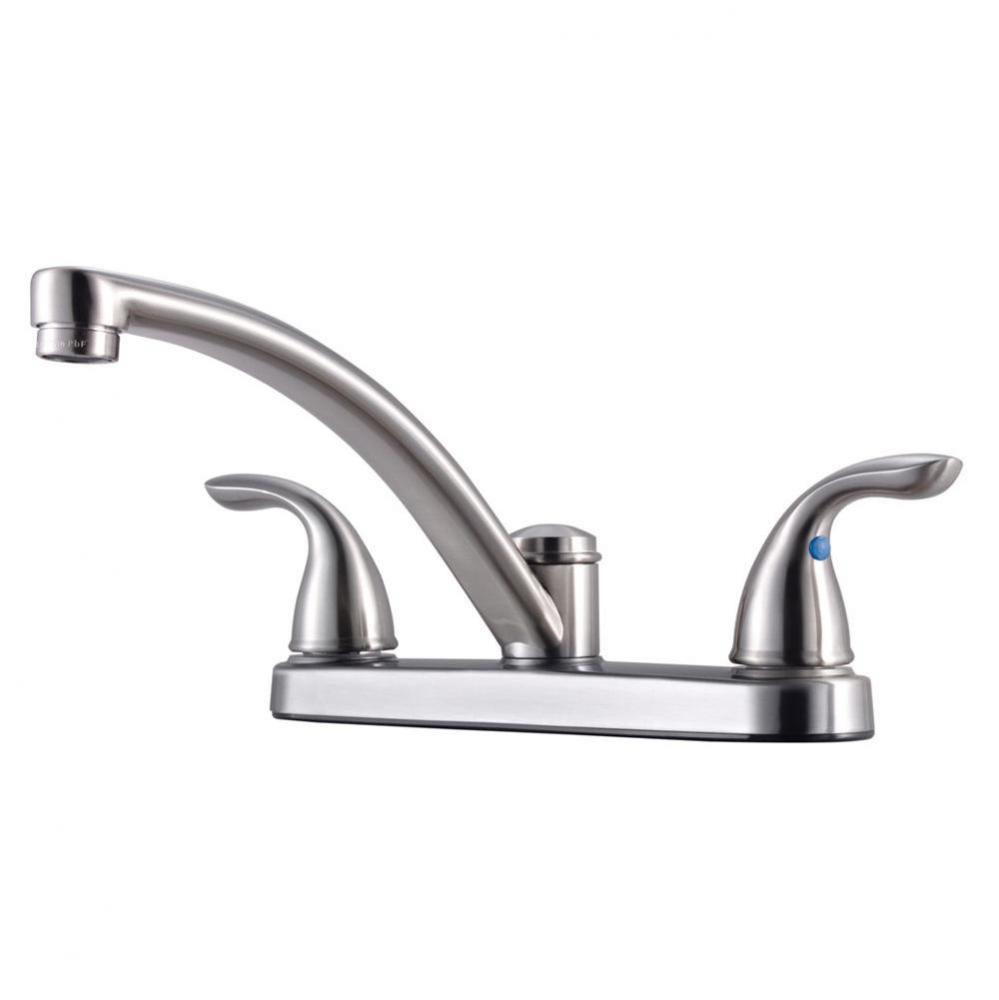 G135-700S - Stainless Steel - Two Handle Kitchen Faucet