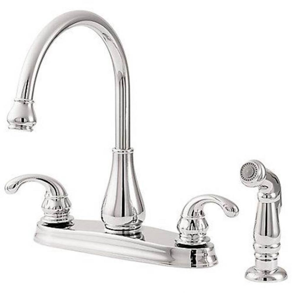 GT36-4DCC - Chrome - Two Handle Kitchen Faucet