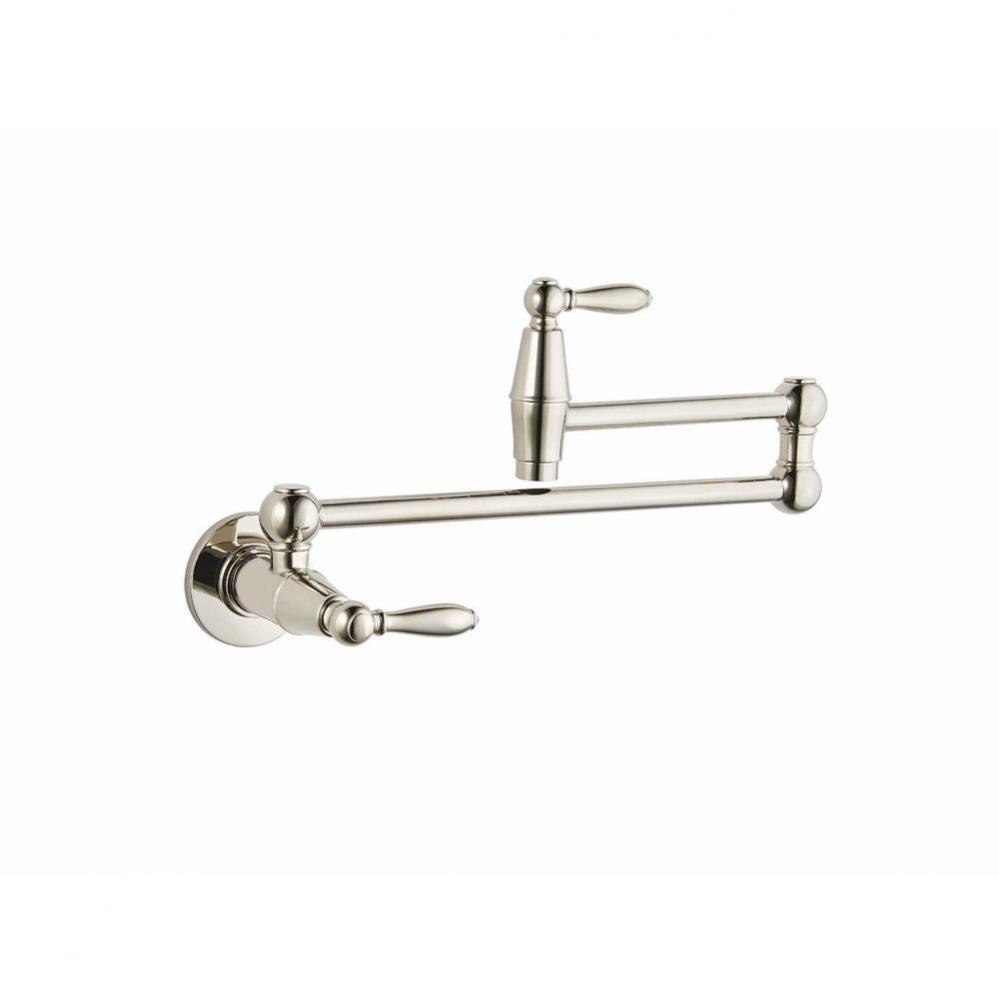 Port Haven Pot Filler Faucet in Stainless Steel