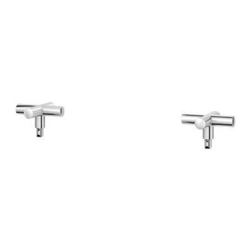 Tenet 2-Handle Cross handle Kit in Polished Chrome