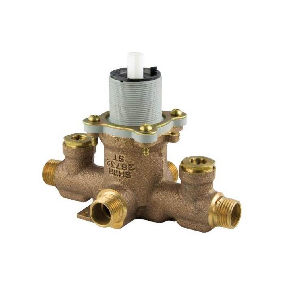 JX8-340A -  - Universal 0X8 Series Tub and Shower Rough Valve with Stops -  Job Pack