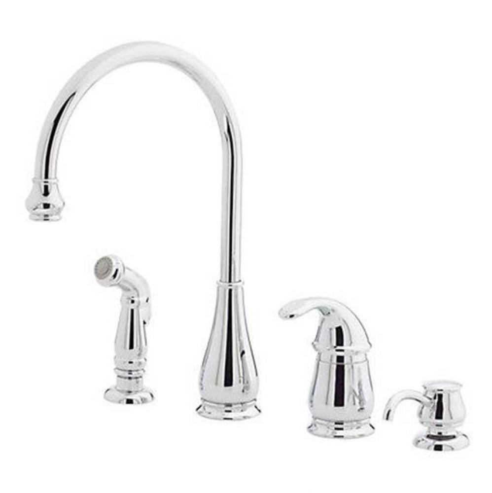 LG26-4DCC - Chrome - Single Handle Kitchen Faucet