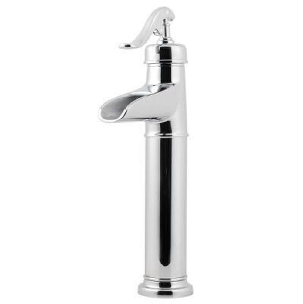 Ashfield Single Control Vessel Bathroom Faucet in Polished Chrome