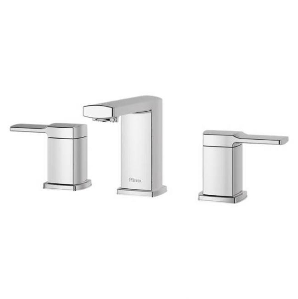 Deckard 2-Handle 8'' Widespread Bathroom Faucet in Polished Chrome