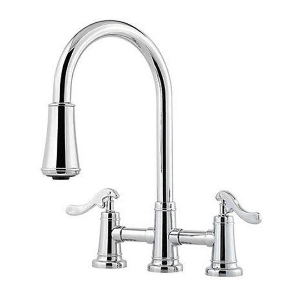 LG531-YPC - Chrome - Two Handle Pull-Down Faucet