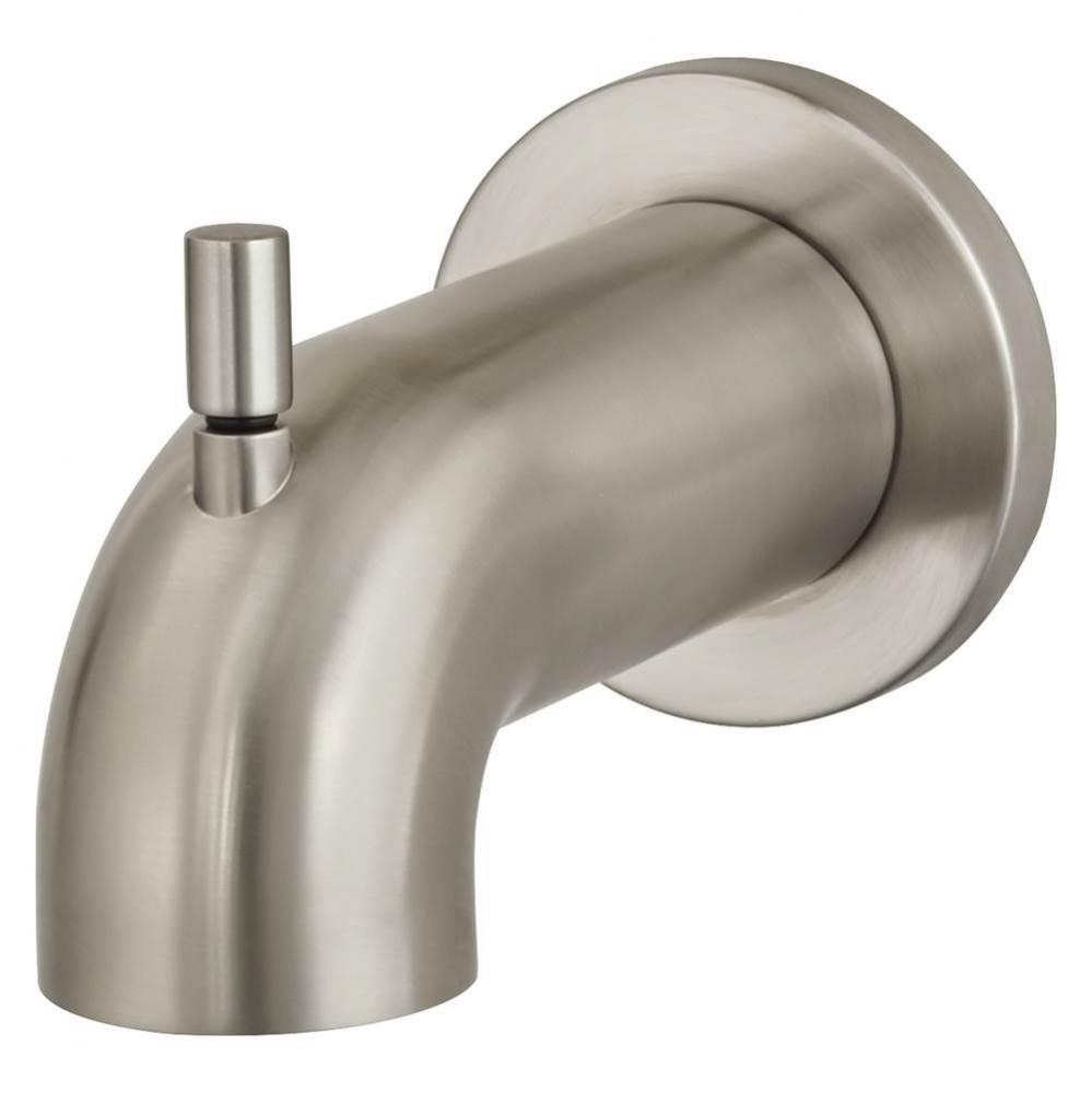 Quick Connect Tub Spout with Diverter in PVD Brushed Nickel