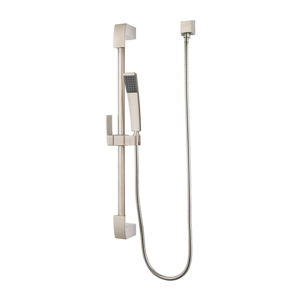 Kenzo Adjustable Slidebar Handheld Shower Kit in Brushed Nickel