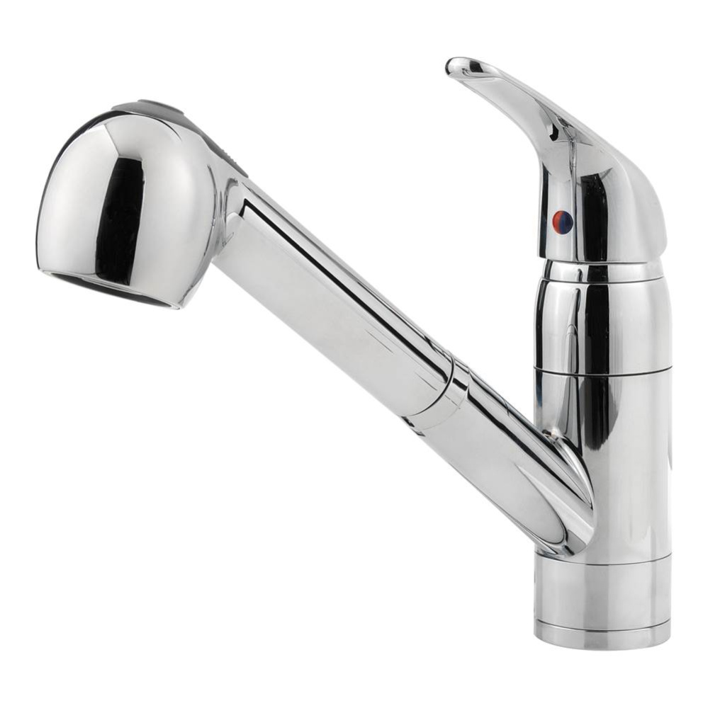 Pfirst Series 1-Handle Pull-Out Kitchen Faucet in Polished Chrome