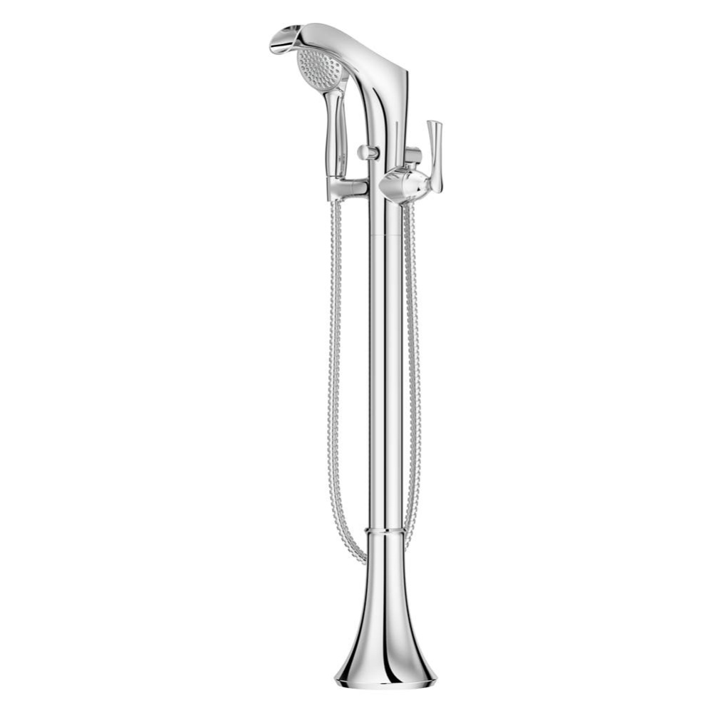 Rhen Tub Filler with Handshower in Polished Chrome