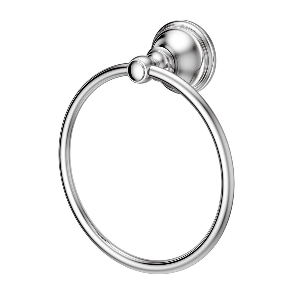 Tisbury Towel Ring in Polished Chrome