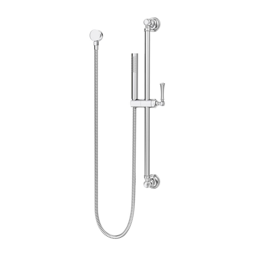 Tisbury Handheld Shower with Slide Bar in Polished Chrome