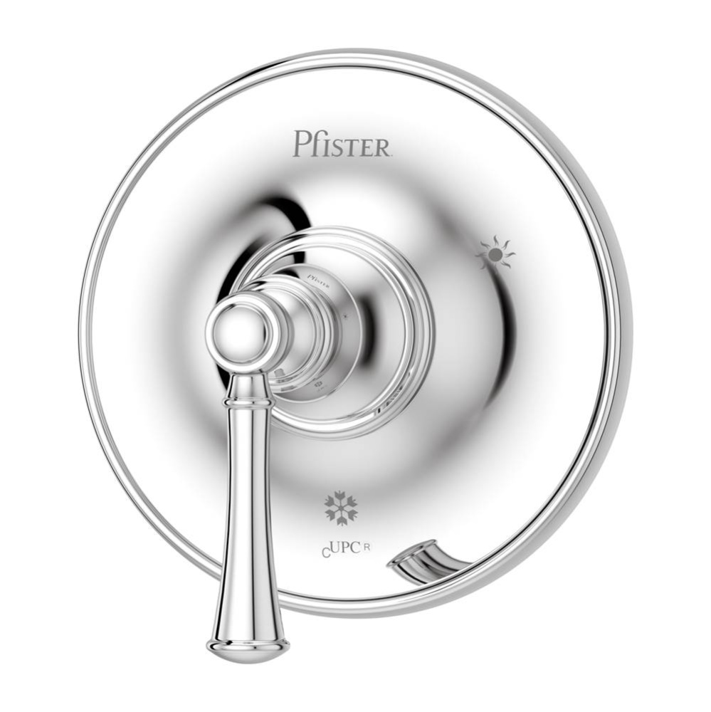 Tisbury 1-Handle Tub & Shower Valve Only Trim in Polished Chrome