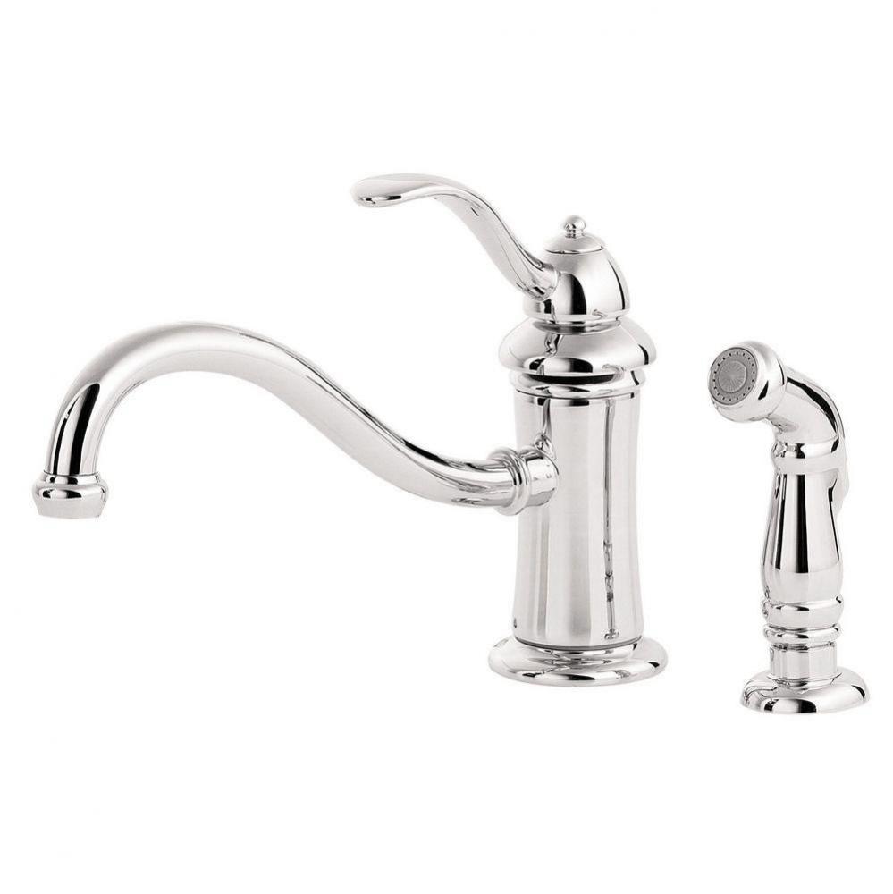 GT34-4TCC - Chrome - Single Handle Kitchen Faucet