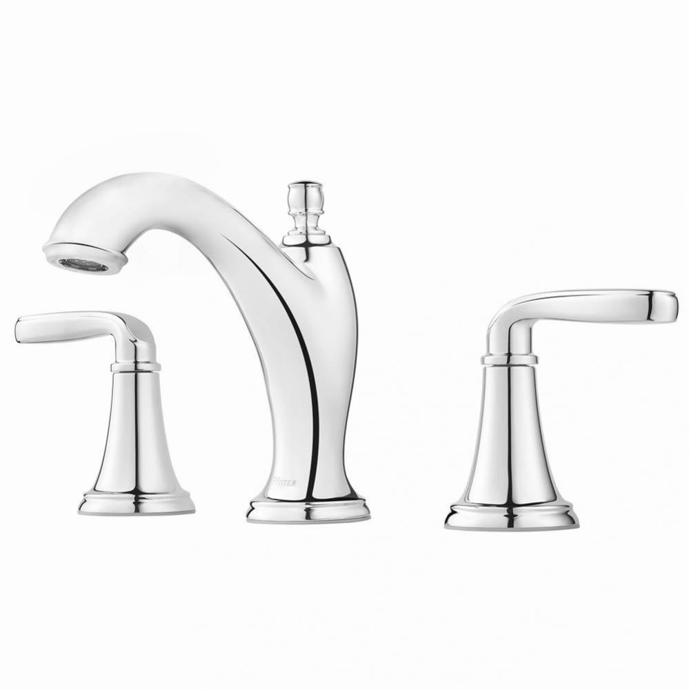LG49-MG0C - Polished Chrome - Two Handle Widespread Lavatory Faucet