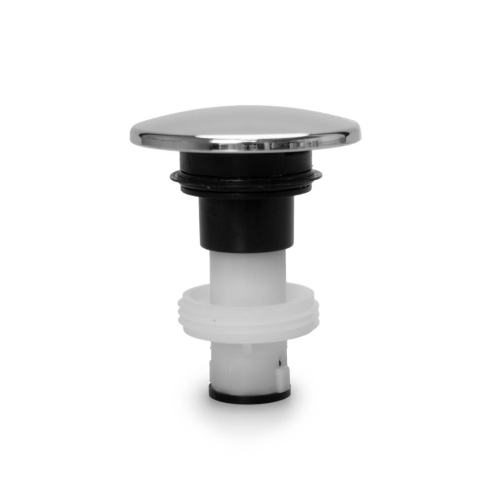 Push & Seal Drain Stopper without Logo in Polished Chrome