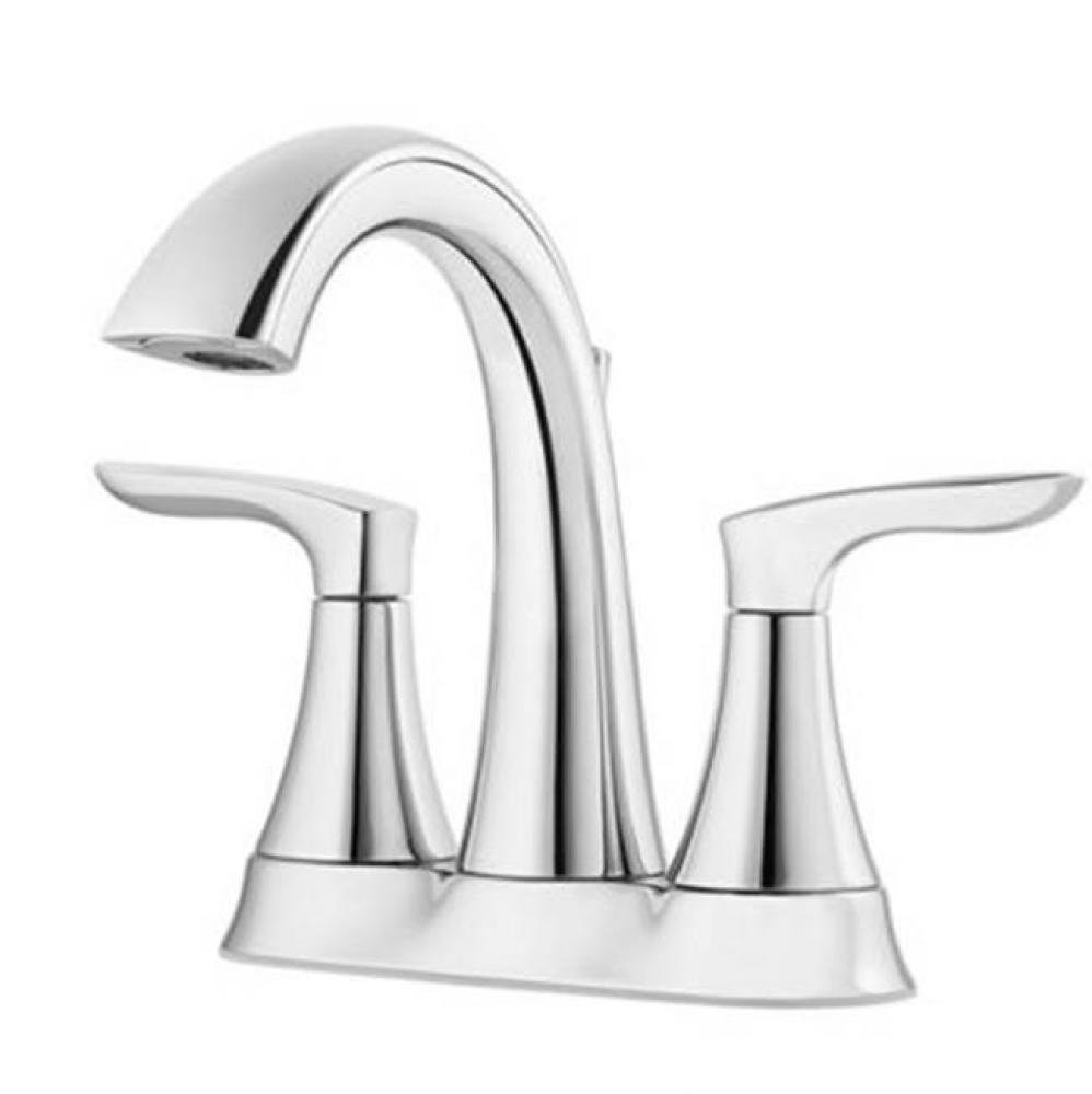 Weller 2-Handle 4'' Centerset Bath Faucet in Polished Chrome