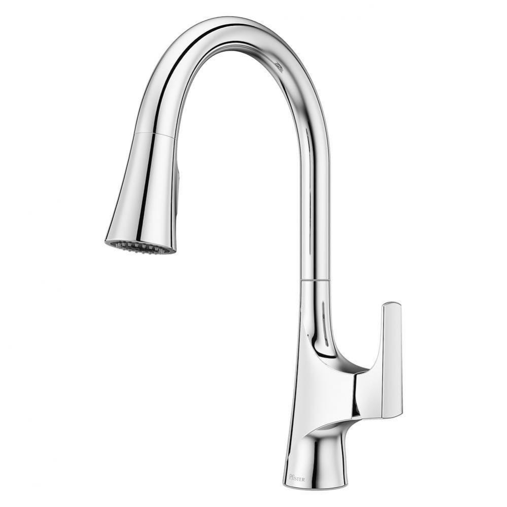 Norden 1-Handle Pull-Down Kitchen Faucet in Polished Chrome
