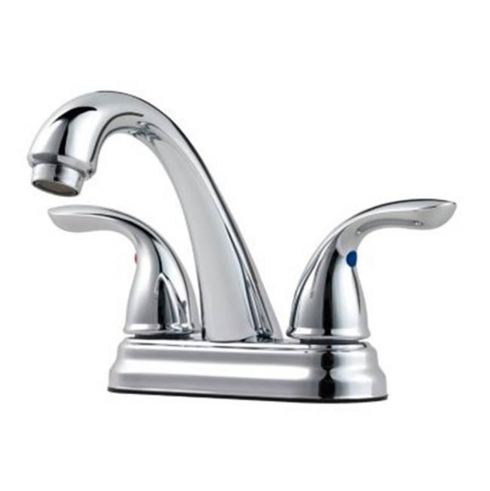 2-Handle 4'' Centerset Bathroom Faucet Job Pack