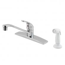 Pfister G134-4444 - G134-4444 - Chrome - Single Handle Kitchen Faucet with Spray