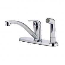 Pfister G134-6000 - G134-6000 - Chrome - Single Handle Kitchen Faucet with Spray