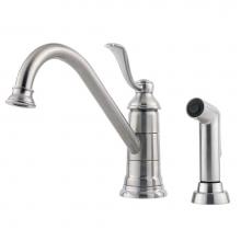 Pfister LG34-4PS0 - LG34-4PS0 - Stainless Steel - Single Handle Kitchen Faucet