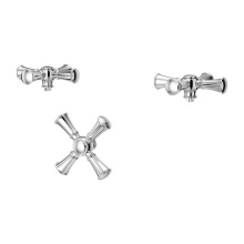 Pfister HHL-LG6-TBC - Tisbury 3-Handle Tub Filler Cross Handle Kit in Polished Chrome