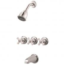 Pfister LG01-8CPC - LG01-8CPC -  Chrome - Three Handle Tub and Shower