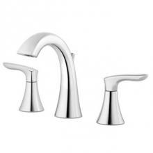 Pfister LG49-WR0C - LG49-WR0C - Polished Chrome - Two Handle Widespread Lavatory Faucet