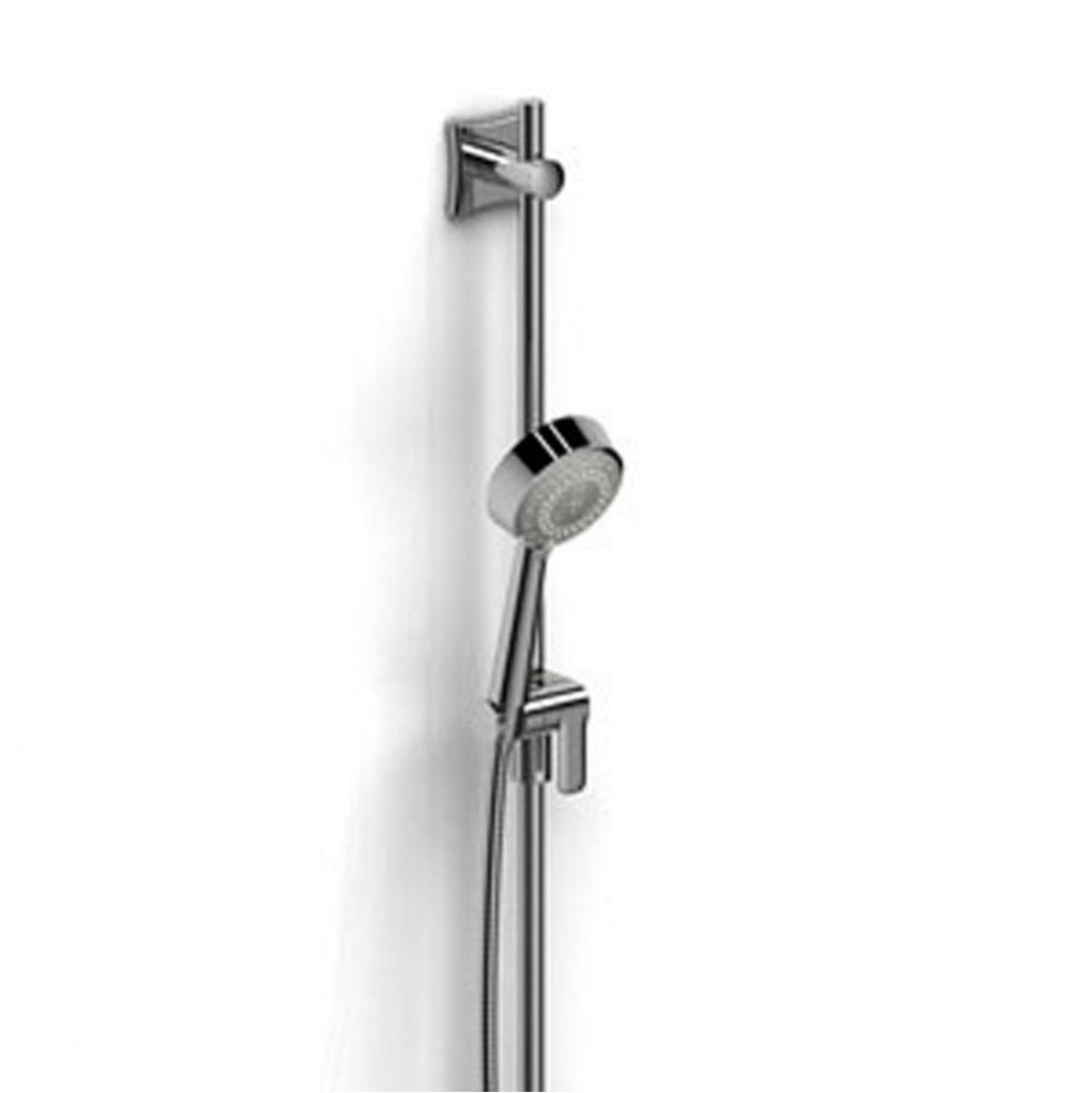 Handshower Set With 36'' Slide Bar and 4-Function Handshower