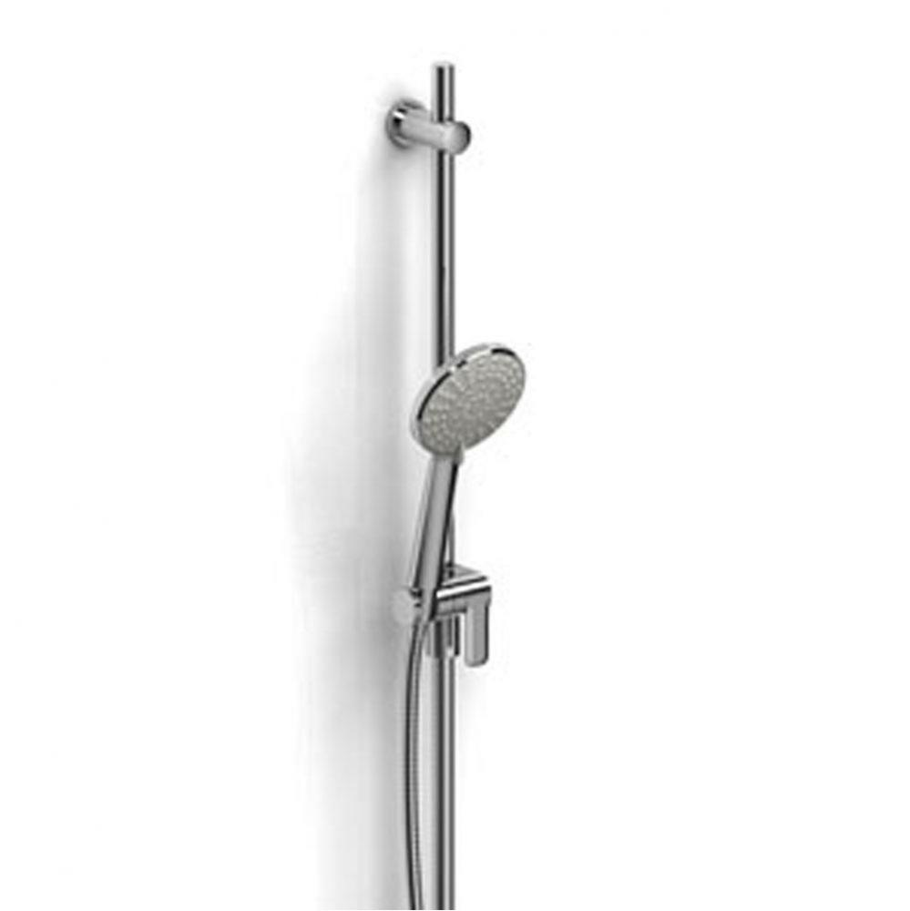 Handshower Set With 36'' Slide Bar and 4-Function Handshower