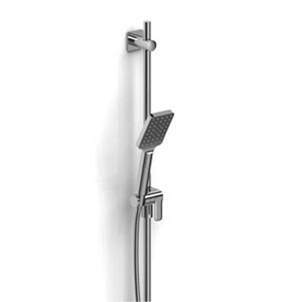 Handshower Set With 36'' Slide Bar and 4-Function Handshower