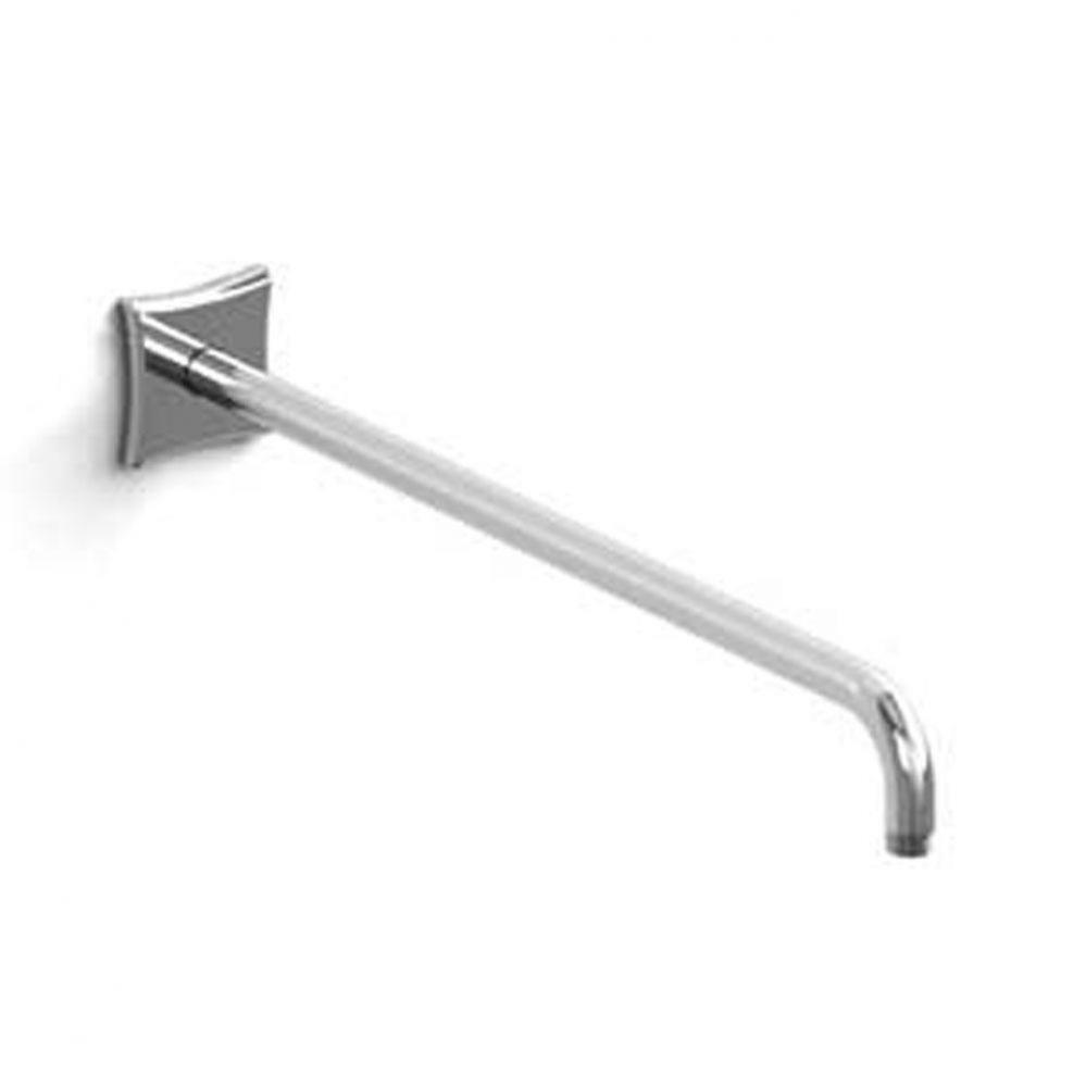 20'' Reach Wall Mount Shower Arm With Square Escutcheon