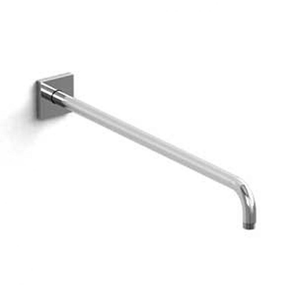20'' Reach Wall Mount Shower Arm With Square Escutcheon