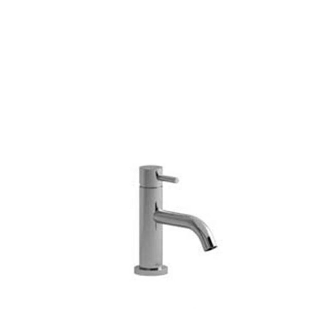Single hole lavatory faucet without drain