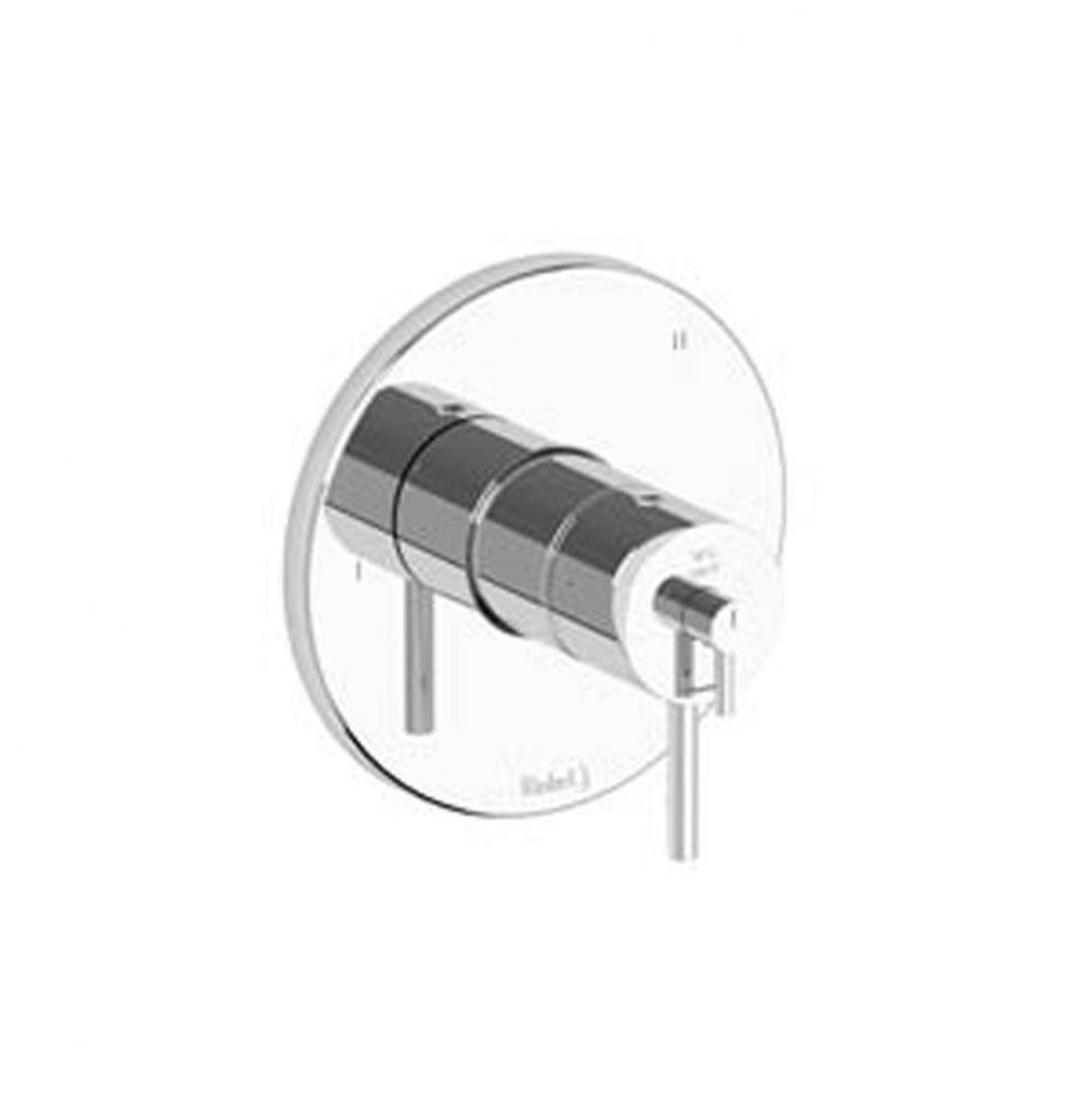 3-way Type T/P (thermostatic/pressure balance) coaxial complete valve PEX