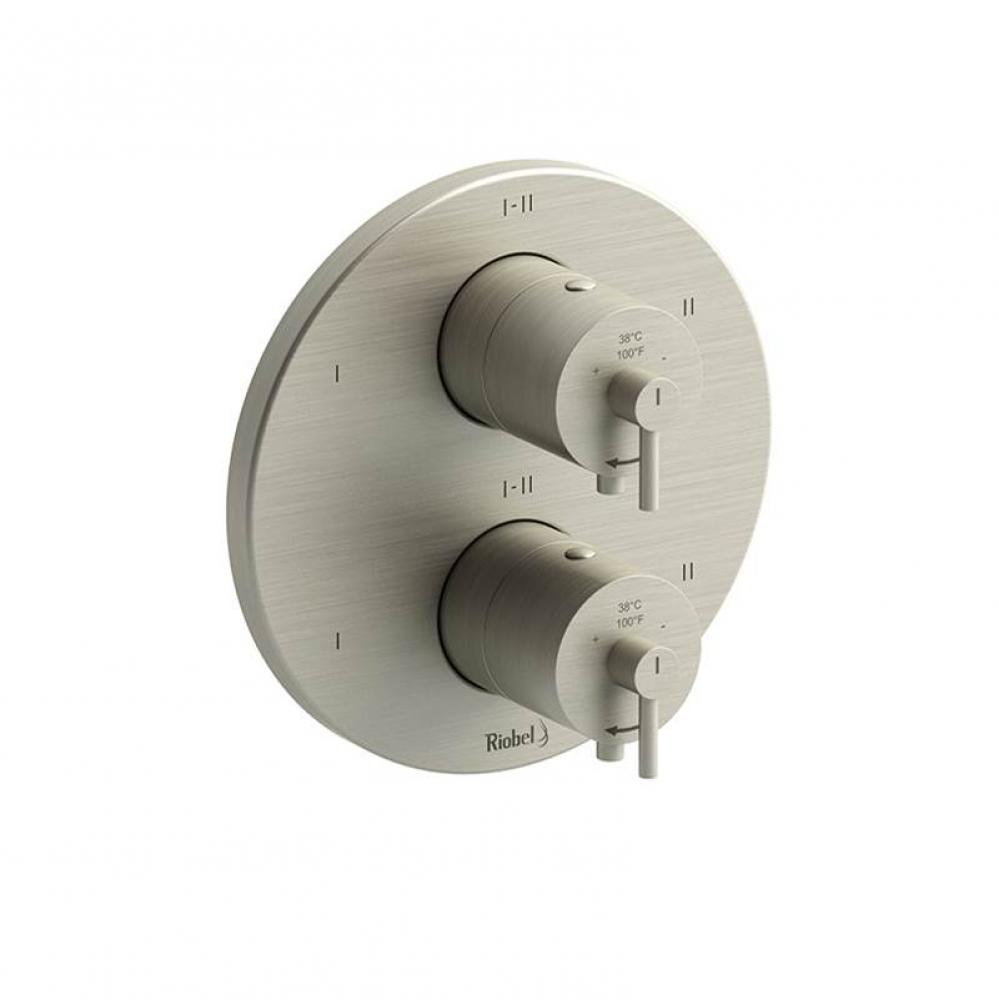 3-way no share Type T/P (thermostatic/pressure balance) coaxial valve trim