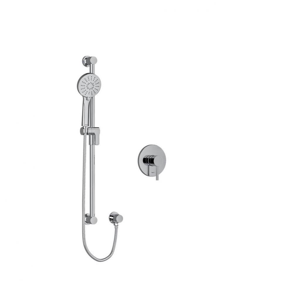 Type P (pressure balance) shower