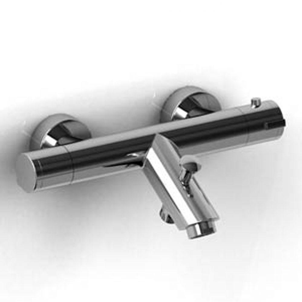 Type T (thermostatic) bar with diverter and tub spout