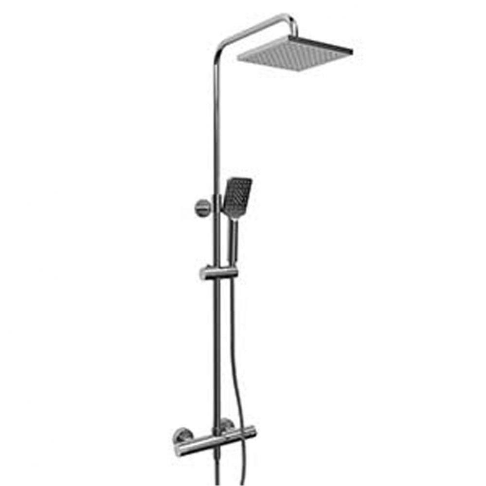 Duo Rail With 1/2'' Thermostatic External Bar