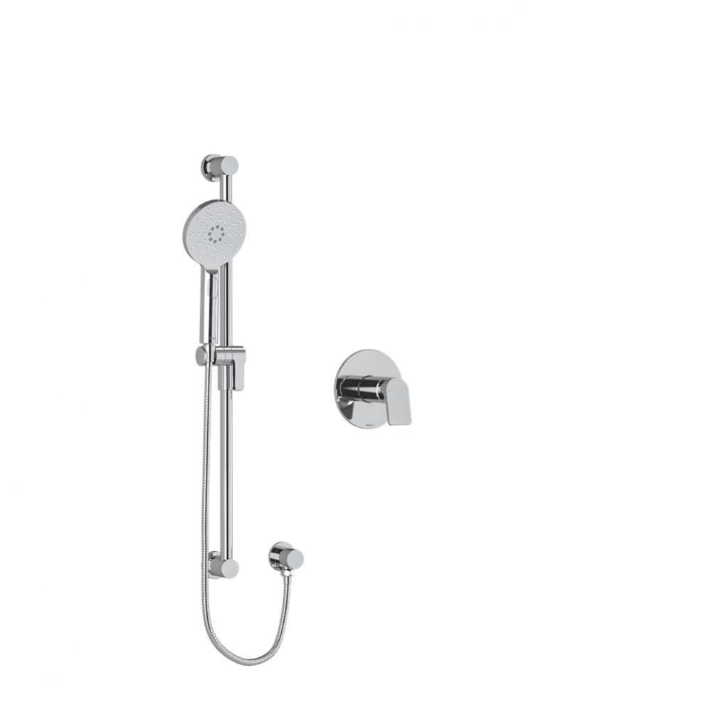 Type P (pressure balance) shower