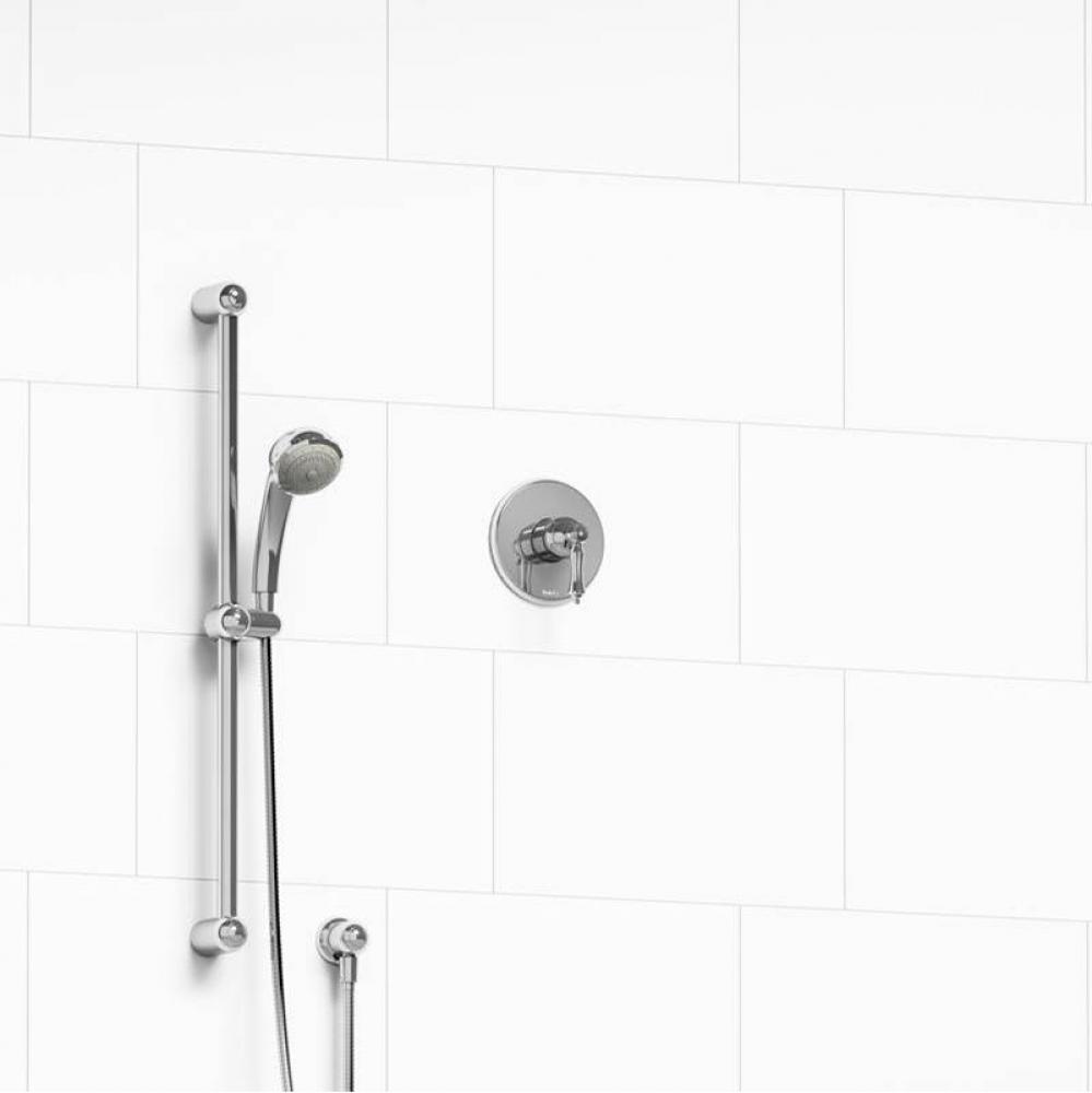 Type P (pressure balance) shower