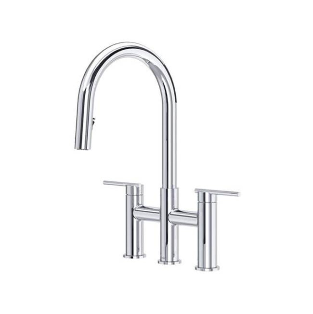 Lateral™ Bridge Pull-Down Kitchen Faucet With C-Spout