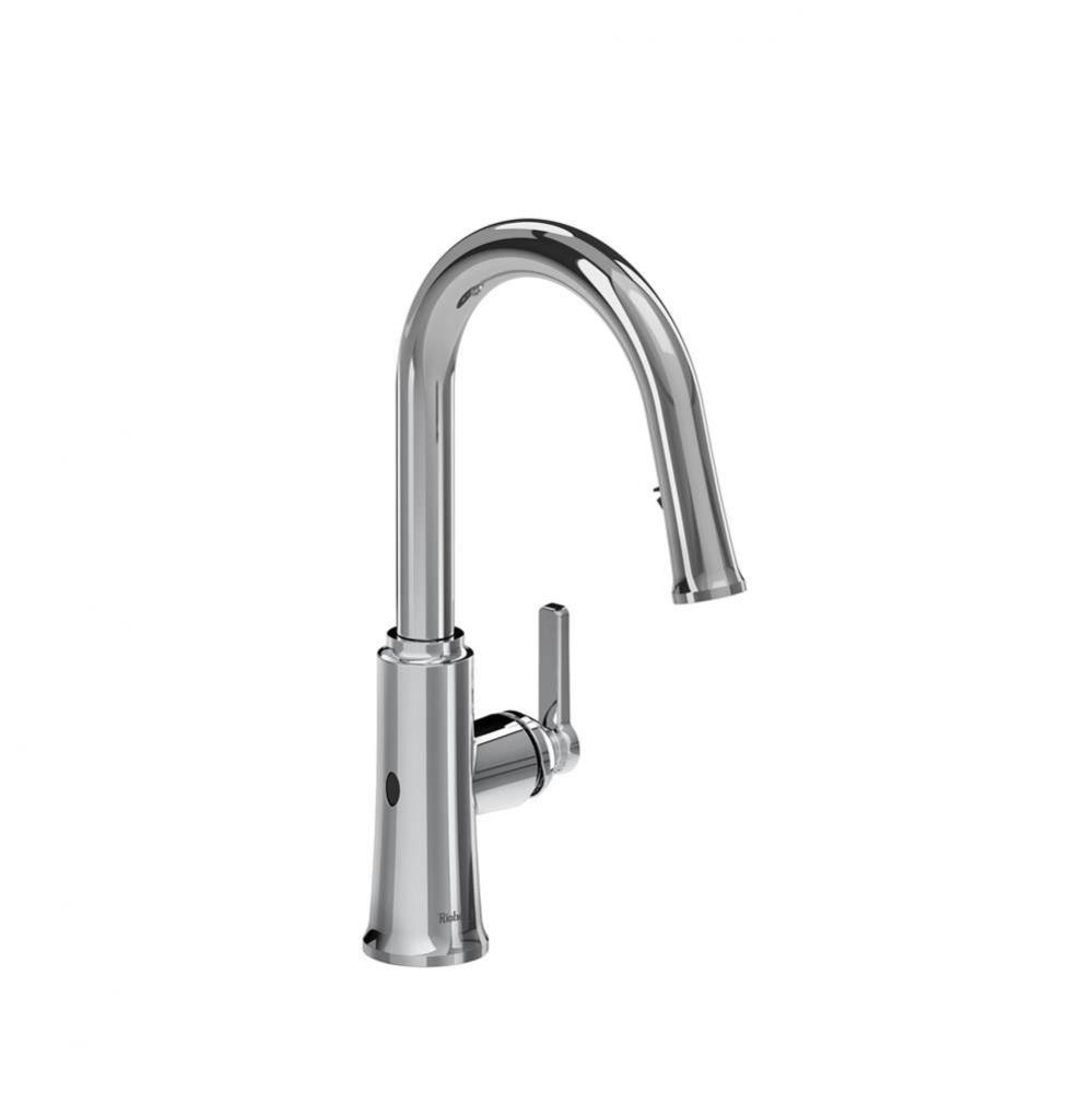 Trattoria™ touchless kitchen faucet with spray